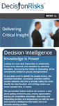 Mobile Screenshot of decisionrisks.com